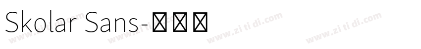 Skolar Sans字体转换 Skolar Sans字体转换